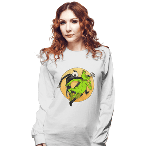 Shirts Long Sleeve Shirts, Unisex / Small / White Jack VS Grinch