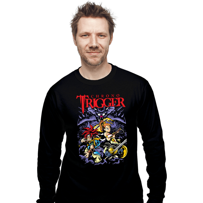 Daily_Deal_Shirts Long Sleeve Shirts, Unisex / Small / Black Metal Trigger