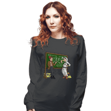 Load image into Gallery viewer, Shirts Long Sleeve Shirts, Unisex / Small / Charcoal With A Little Help
