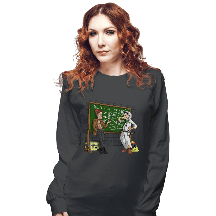 Shirts Long Sleeve Shirts, Unisex / Small / Charcoal With A Little Help