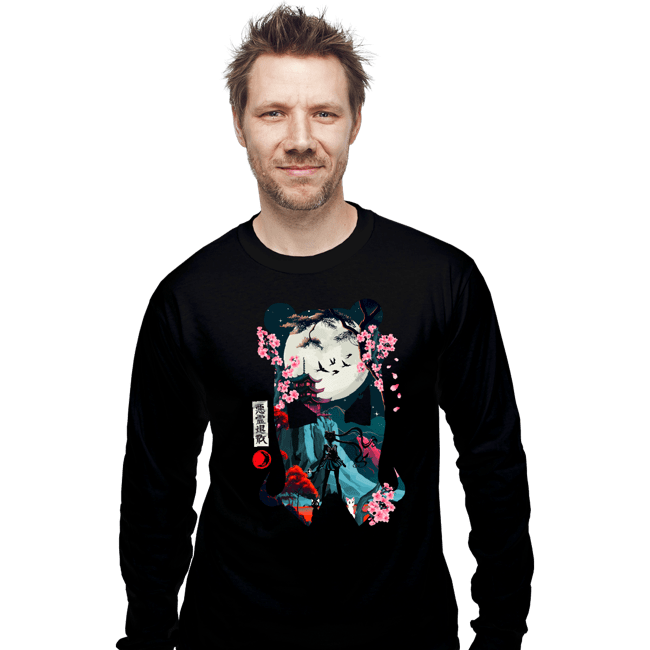 Daily_Deal_Shirts Long Sleeve Shirts, Unisex / Small / Black Sailor Night