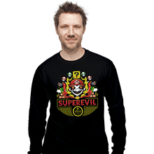 Load image into Gallery viewer, Shirts Long Sleeve Shirts, Unisex / Small / Black Superevil Inferno
