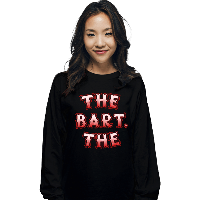 Daily_Deal_Shirts Long Sleeve Shirts, Unisex / Small / Black The Bart. The