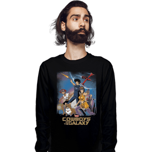 Shirts Long Sleeve Shirts, Unisex / Small / Black Space Cowboys Of The Galaxy