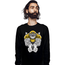 Load image into Gallery viewer, Daily_Deal_Shirts Long Sleeve Shirts, Unisex / Small / Black Wario Time
