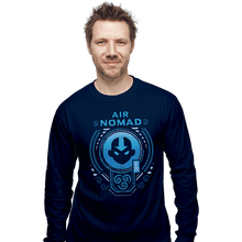Load image into Gallery viewer, Secret_Shirts Long Sleeve Shirts, Unisex / Small / Navy Mighty Airbender
