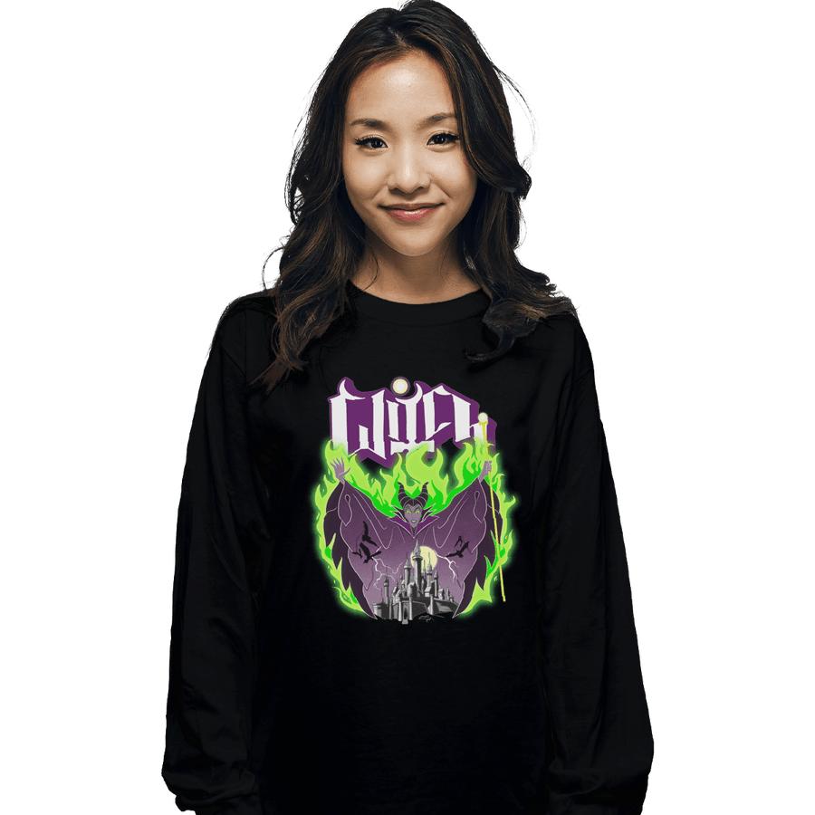 Secret_Shirts Long Sleeve Shirts, Unisex / Small / Black Witch