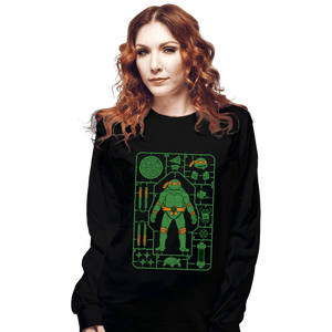 Daily_Deal_Shirts Long Sleeve Shirts, Unisex / Small / Black Michelangelo Model Sprue