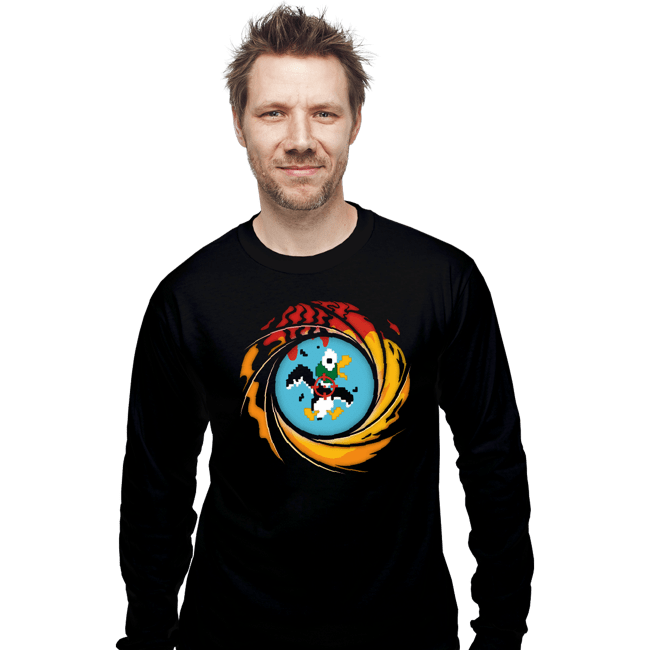 Daily_Deal_Shirts Long Sleeve Shirts, Unisex / Small / Black Licence To Hunt