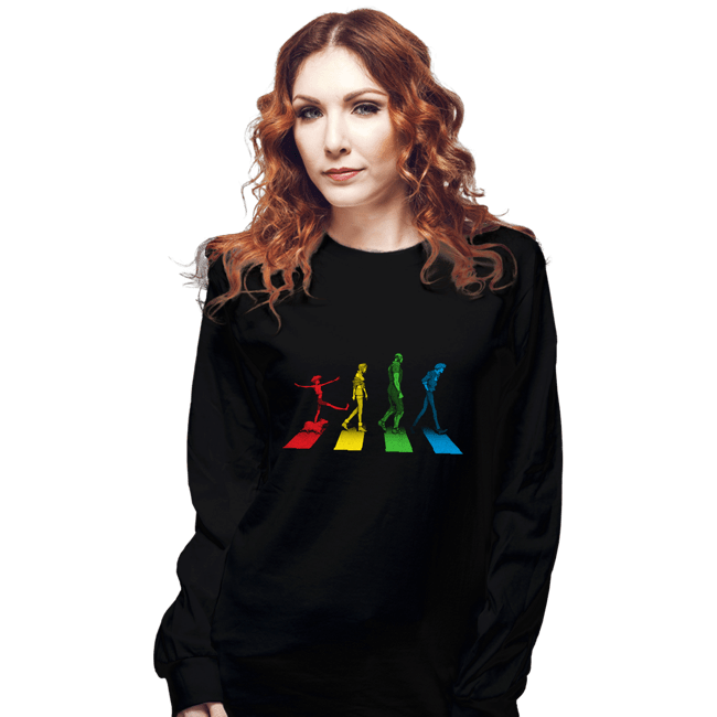 Shirts Long Sleeve Shirts, Unisex / Small / Black Stray Dog Strut