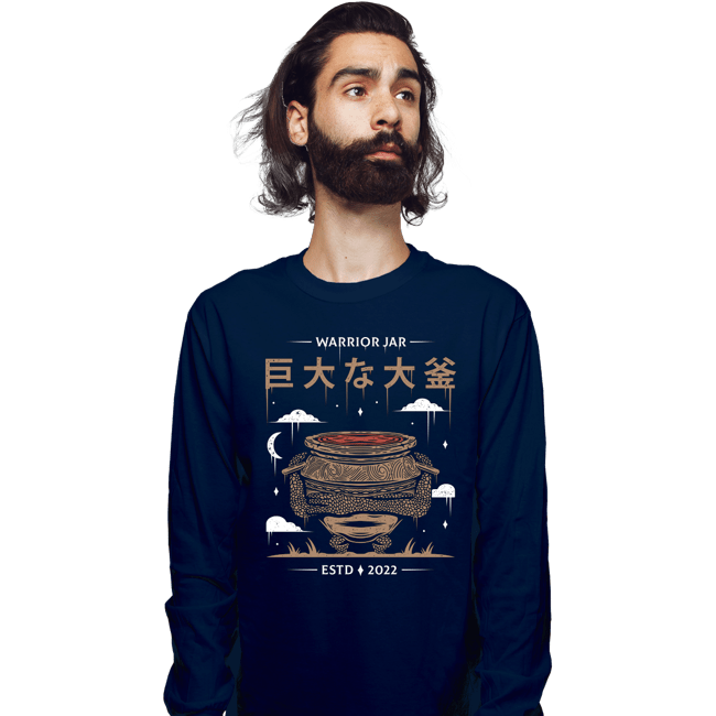 Daily_Deal_Shirts Long Sleeve Shirts, Unisex / Small / Navy The Warrior Jar