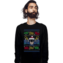 Load image into Gallery viewer, Shirts Long Sleeve Shirts, Unisex / Small / Black Nana Nana Nana Nana Christmas!
