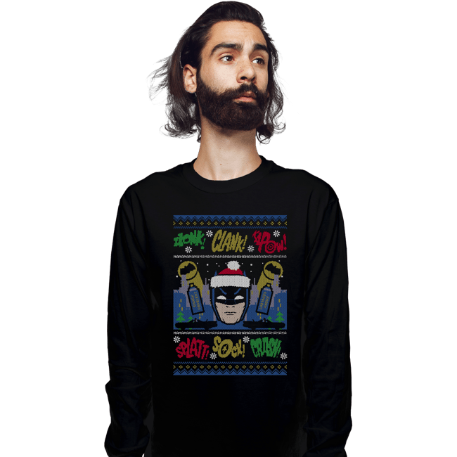 Shirts Long Sleeve Shirts, Unisex / Small / Black Nana Nana Nana Nana Christmas!