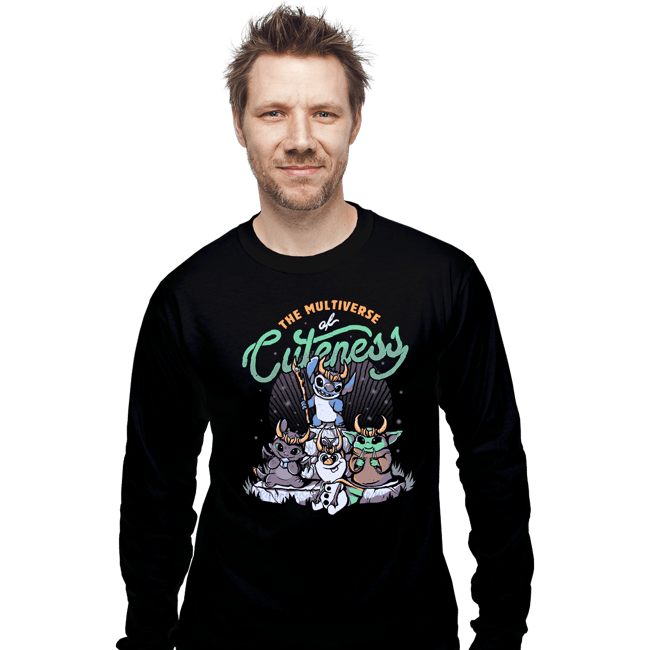 Shirts Long Sleeve Shirts, Unisex / Small / Black Multiverse Of Cuteness