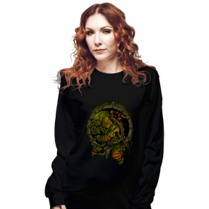Secret_Shirts Long Sleeve Shirts, Unisex / Small / Black TMNT Mikey