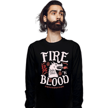 Load image into Gallery viewer, Shirts Long Sleeve Shirts, Unisex / Small / Black House Of Dragons
