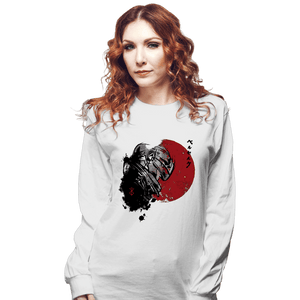 Shirts Long Sleeve Shirts, Unisex / Small / White Red Sun Guts