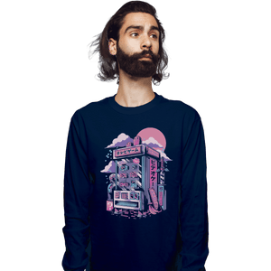 Shirts Long Sleeve Shirts, Unisex / Small / Navy Spirit Arcade