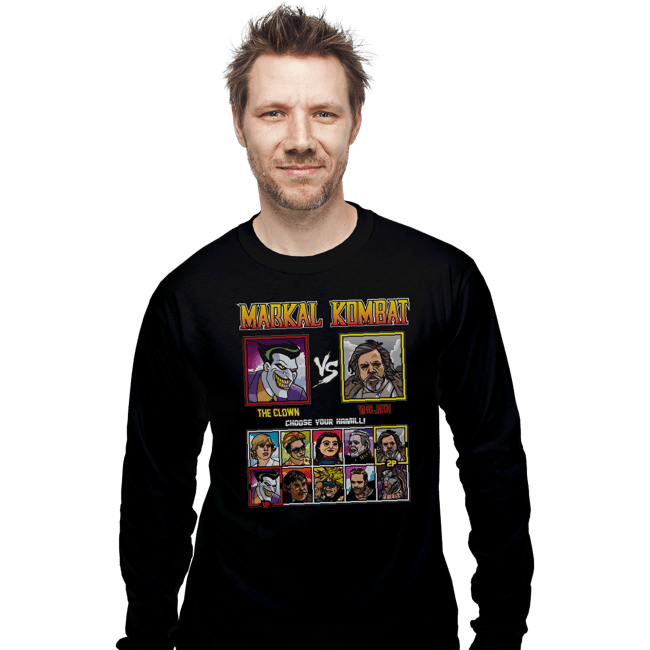 Daily_Deal_Shirts Long Sleeve Shirts, Unisex / Small / Black Mark Hamill Combat