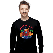 Load image into Gallery viewer, Daily_Deal_Shirts Long Sleeve Shirts, Unisex / Small / Black Cat Lady
