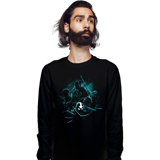 Daily_Deal_Shirts Long Sleeve Shirts, Unisex / Small / Black Warrior Friends