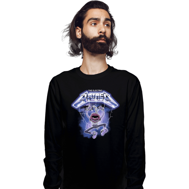 Daily_Deal_Shirts Long Sleeve Shirts, Unisex / Small / Black The Electric Mayhem Metal