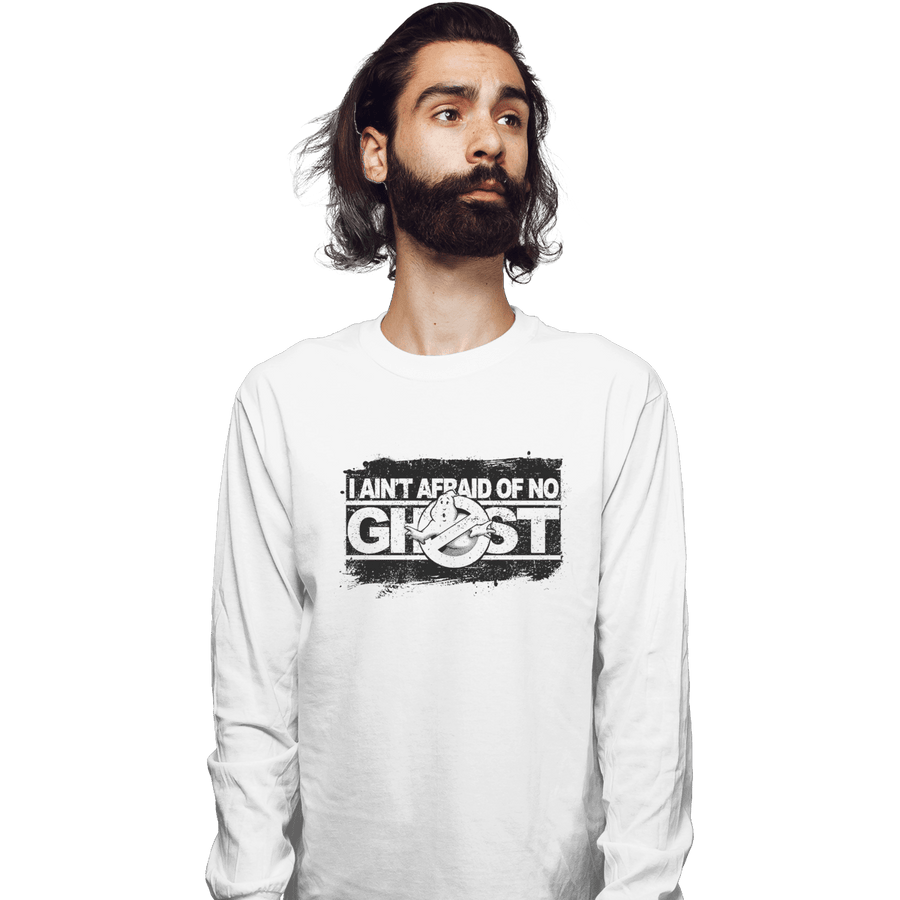 Shirts Long Sleeve Shirts, Unisex / Small / White I Ain't Afraid
