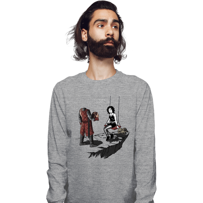 Shirts Long Sleeve Shirts, Unisex / Small / Sports Grey Sean Insists