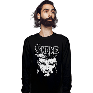 Shirts Long Sleeve Shirts, Unisex / Small / Black The Snake Ghost
