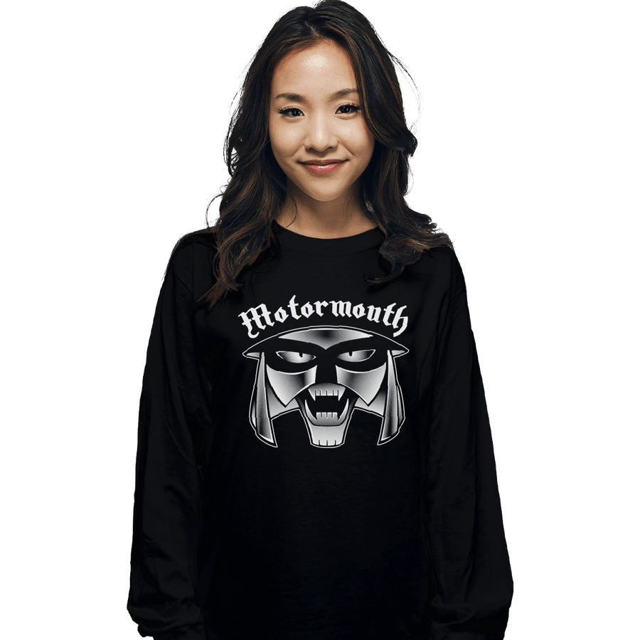 Shirts Long Sleeve Shirts, Unisex / Small / Black Motormouth