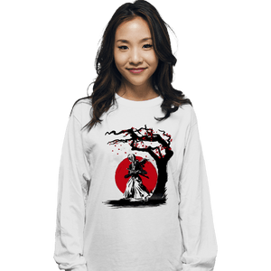 Shirts Long Sleeve Shirts, Unisex / Small / White Wandering Samurai