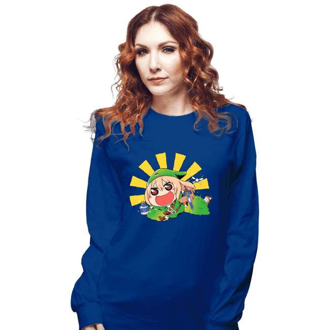 Shirts Long Sleeve Shirts, Unisex / Small / Royal Blue Legend Of Umaru