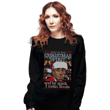Load image into Gallery viewer, Shirts Long Sleeve Shirts, Unisex / Small / Black Christmas Spirit
