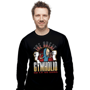 Daily_Deal_Shirts Long Sleeve Shirts, Unisex / Small / Black Gymholio