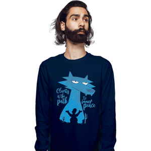 Shirts Long Sleeve Shirts, Unisex / Small / Navy Space Coyote