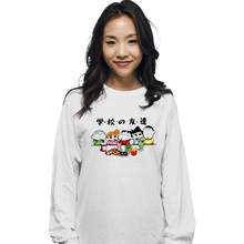 Load image into Gallery viewer, Shirts Long Sleeve Shirts, Unisex / Small / White School Friends
