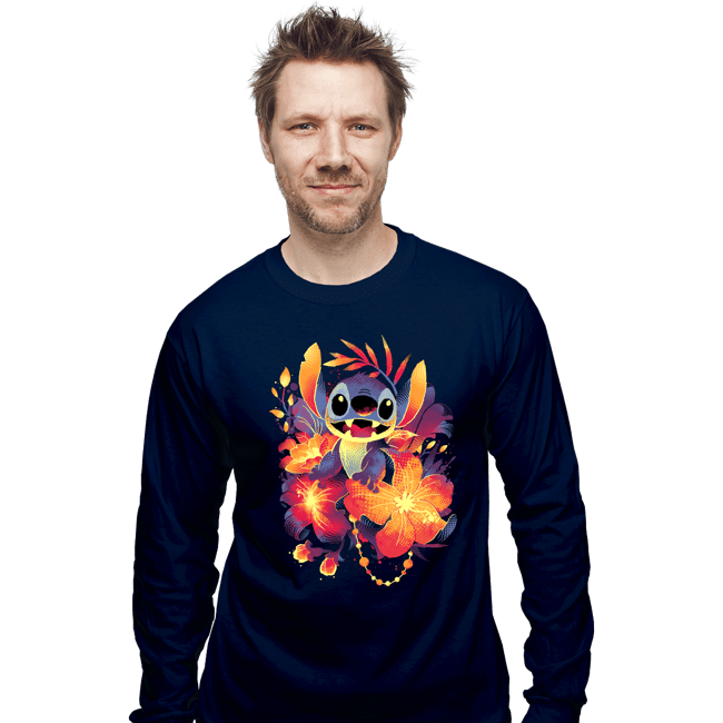 Daily_Deal_Shirts Long Sleeve Shirts, Unisex / Small / Navy Loco Experiment