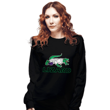 Load image into Gallery viewer, Shirts Long Sleeve Shirts, Unisex / Small / Black Lizard
