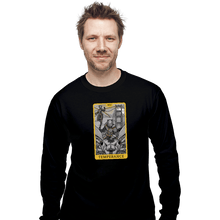 Load image into Gallery viewer, Shirts Long Sleeve Shirts, Unisex / Small / Black Tarot Temperance
