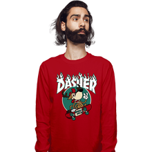 Load image into Gallery viewer, Secret_Shirts Long Sleeve Shirts, Unisex / Small / Red Dasher Thrasher
