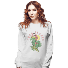 Load image into Gallery viewer, Shirts Long Sleeve Shirts, Unisex / Small / White Corn Flakes
