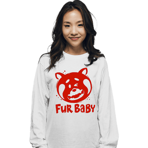 Daily_Deal_Shirts Long Sleeve Shirts, Unisex / Small / White Fur Baby