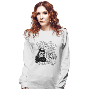 Shirts Long Sleeve Shirts, Unisex / Small / White Party On 4 Life