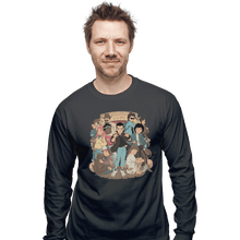 Load image into Gallery viewer, Shirts Long Sleeve Shirts, Unisex / Small / Charcoal Stranger Anime
