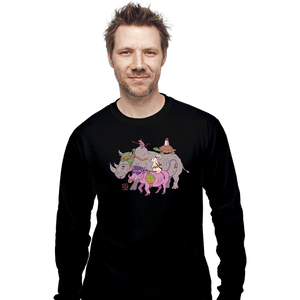 Daily_Deal_Shirts Long Sleeve Shirts, Unisex / Small / Black Mutant Animals