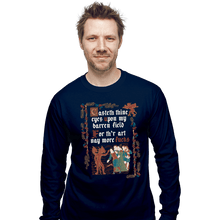 Load image into Gallery viewer, Daily_Deal_Shirts Long Sleeve Shirts, Unisex / Small / Navy Illuminated Fields
