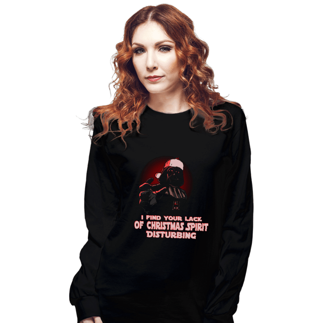 Daily_Deal_Shirts Long Sleeve Shirts, Unisex / Small / Black Disturbing Xmas