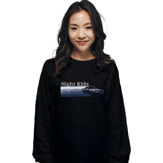 Shirts Long Sleeve Shirts, Unisex / Small / Black NightKids