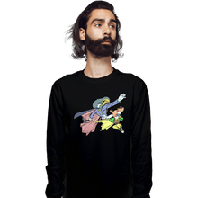 Load image into Gallery viewer, Daily_Deal_Shirts Long Sleeve Shirts, Unisex / Small / Black The Duck  Knight
