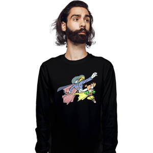Daily_Deal_Shirts Long Sleeve Shirts, Unisex / Small / Black The Duck  Knight
